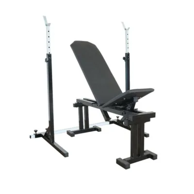 Скамья для жима регулируемая 40 на 40 мм + Стойки под штангу 50 на 50 мм - 1 - Robinzon.ua