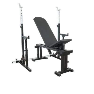 Скамья для жима регулируемая 40 на 40 мм + Стойки со страховочными упорами 50 на 50 мм - 1 Скамья для жима регулируемая 40 на 40 мм + Стойки со страховочными упорами 50 на 50 мм - 1 - Robinzon.ua