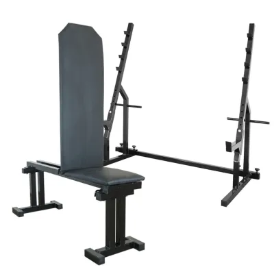 Скамья для жима регулируемая 40 на 40 мм + Стойки для присяда с упорами 50 на 50 мм - 4 Скамья для жима регулируемая 40 на 40 мм + Стойки для присяда с упорами 50 на 50 мм - 4 - Robinzon.ua