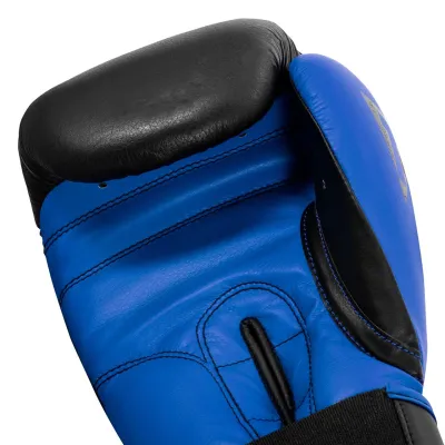 Боксерские перчатки TITLE Boxing Dynamic Strike Black/Blue 12 oz - 4 - Robinzon.ua