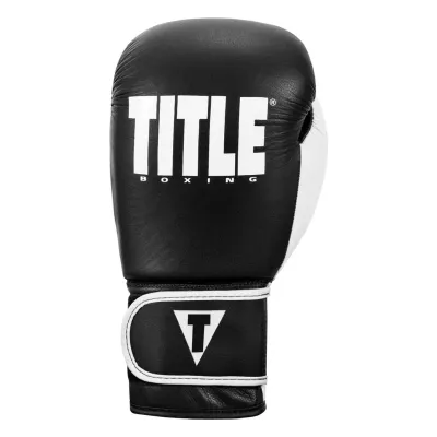 Боксерские перчатки TITLE Boxing Dynamic Strike Black/White 14 oz - 2 - Robinzon.ua