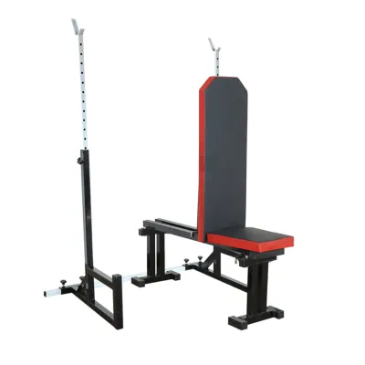 Лавка для жиму регульована 40 на 40 мм + Стійки з упорами 40 на 40 мм - 1 Лавка для жиму регульована 40 на 40 мм + Стійки з упорами 40 на 40 мм - 1 - Robinzon.ua