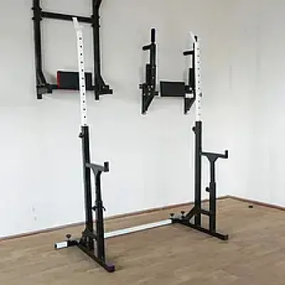 Лавка для жиму регульована 40 на 40 мм + Стійки зі страхувальними упорами 50 на 50 мм - 6 - Robinzon.ua