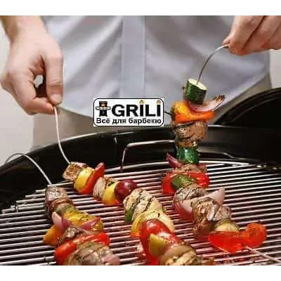 Вогнетривкі гнучкі шампура Big Green Egg (FW / 201348) - 1 Вогнетривкі гнучкі шампура Big Green Egg (FW / 201348) - 1 - Robinzon.ua