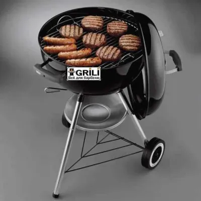 Вугільний гриль One-Touch-Original 47 см чорний Weber 1241304 - 3 - Robinzon.ua