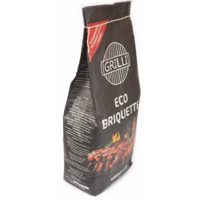 Деревно-вугільний екобрикет 5кг GRILLI 77777 - 2 Деревно-вугільний екобрикет 5кг GRILLI 77777 - 2 - Robinzon.ua