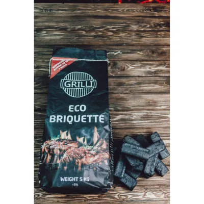 Деревно-вугільний екобрикет 5кг GRILLI 77777 - 4 Деревно-вугільний екобрикет 5кг GRILLI 77777 - 4 - Robinzon.ua