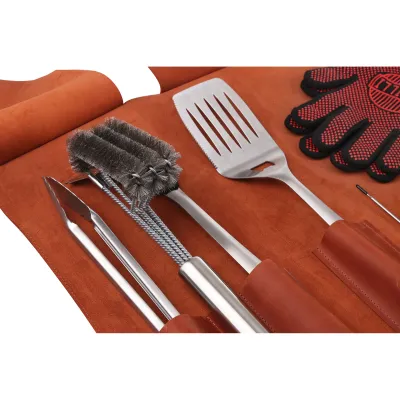 Крутка для барбекю инструментов кожаная TM GRILLI 77716. - 4 Крутка для барбекю инструментов кожаная TM GRILLI 77716. - 4 - Robinzon.ua