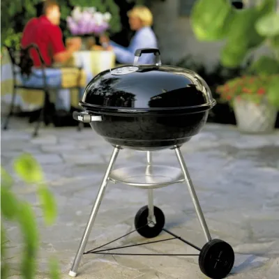 Вугільний гриль Compact Kettle 57см чорний Weber 1321004 - 2 - Robinzon.ua