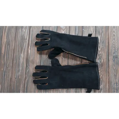 Термостойкие кожаные перчатки для гриля 2 шт. GRILLI 777702. - 3 - Robinzon.ua