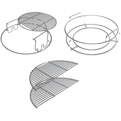 Решётка на 5 уровней для гриля L металлическая Big Green Egg 120762. - 2 Решётка на 5 уровней для гриля L металлическая Big Green Egg 120762. - 2 - Robinzon.ua
