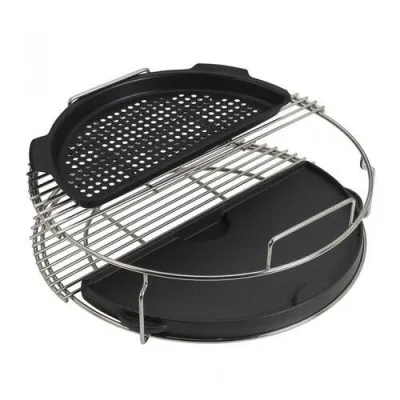 Вставка жаровня перфорированная стальная полукр. XL Big Green Egg 121240. - 1 Вставка жаровня перфорированная стальная полукр. XL Big Green Egg 121240. - 1 - Robinzon.ua