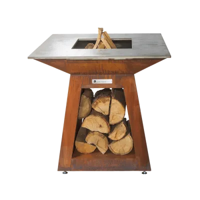 Гриль-вогнище Quan Premium Medium, коричневий QN91007 - 1 - Robinzon.ua