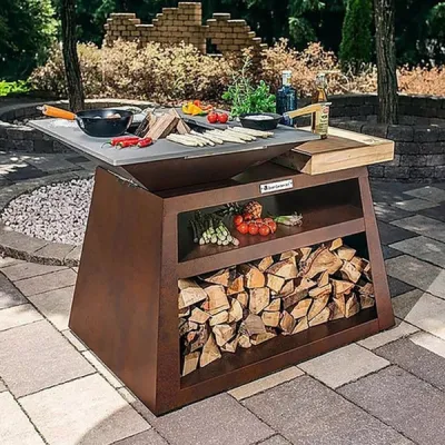 Гриль-Очаг Quan Medium Island, коричневый QN90048. - 1 Гриль-Очаг Quan Medium Island, коричневый QN90048. - 1 - Robinzon.ua