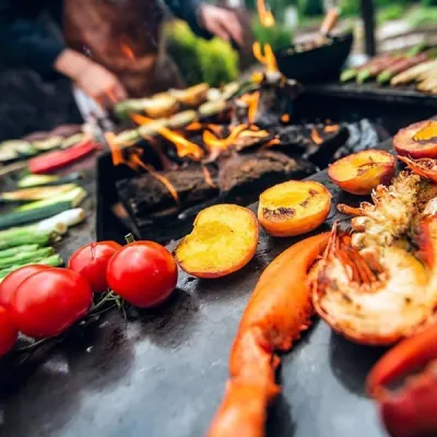 Гриль-Очаг Quan Medium Island, коричневый QN90048. - 2 Гриль-Очаг Quan Medium Island, коричневый QN90048. - 2 - Robinzon.ua