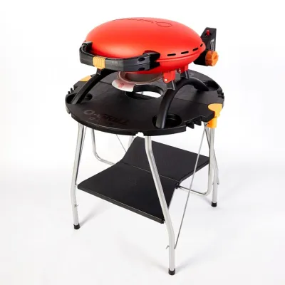 Портативный переносной газовый гриль O-GRILL 500, красный + шланг в подарок! - 4 - Robinzon.ua