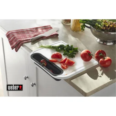 Дошка для нарізки, пластикова з лотком Weber 7032 - 2 Дошка для нарізки, пластикова з лотком Weber 7032 - 2 - Robinzon.ua