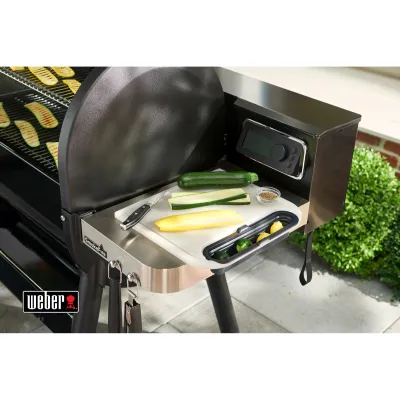 Дошка для нарізки, пластикова з лотком Weber 7032 - 5 Дошка для нарізки, пластикова з лотком Weber 7032 - 5 - Robinzon.ua