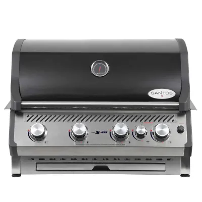 Вбудований газовий гриль SANTOS Free S-410 Black, з заднім пальником, чорний 890666 - 4 Вбудований газовий гриль SANTOS Free S-410 Black, з заднім пальником, чорний 890666 - 4 - Robinzon.ua