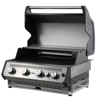 Вбудований газовий гриль SANTOS Free S-410 Black, з заднім пальником, чорний 890666 - 5 Вбудований газовий гриль SANTOS Free S-410 Black, з заднім пальником, чорний 890666 - 5 - Robinzon.ua