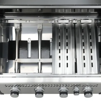 Вбудований газовий гриль SANTOS Free S-410, з заднім пальником, нержавіюча сталь 890673 - 2 - Robinzon.ua