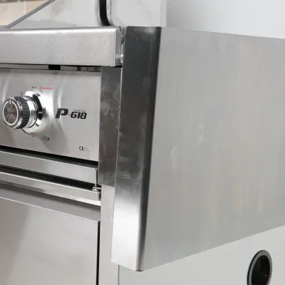 Газовий гриль SANTOS P-618, з бічним і заднім пальниками, нержавіюча сталь 900327 - 5 Газовий гриль SANTOS P-618, з бічним і заднім пальниками, нержавіюча сталь 900327 - 5 - Robinzon.ua