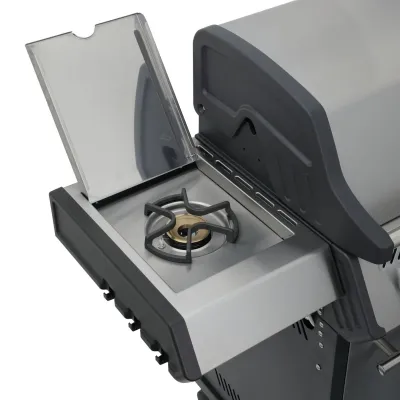 Газовый гриль SANTOS S-401, с боковым горелкой, нержавеющая сталь 900266. - 5 - Robinzon.ua