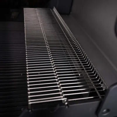 Газовий гриль SANTOS S-418, з бічним і заднім пальниками, нержавіюча сталь 900303 - 4 - Robinzon.ua