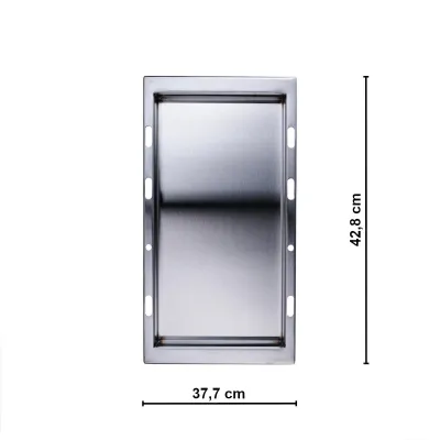 Вок-деко для гриля SANTOS, вставка для грилей SANTOS серии S и Burnhard EARL, нержавеющее 899164. - 1 - Robinzon.ua