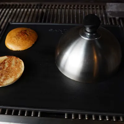 Набор крышек для блюд на гриле SANTOS, из нержавеющей стали, комплект 2 шт 890505. - 1 Набор крышек для блюд на гриле SANTOS, из нержавеющей стали, комплект 2 шт 890505. - 1 - Robinzon.ua