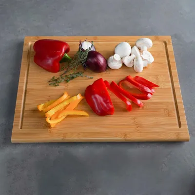 Обробна дошка SANTOS, бамбук 45 х 34,5 х 2,5 см 899232 - 2 Обробна дошка SANTOS, бамбук 45 х 34,5 х 2,5 см 899232 - 2 - Robinzon.ua