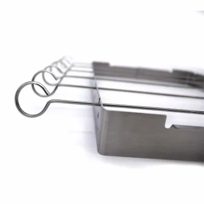 Набір шампурів з підставкою SANTOS, 6 шт, складана підставка, нержавіюча сталь 890109 - 3 Набір шампурів з підставкою SANTOS, 6 шт, складана підставка, нержавіюча сталь 890109 - 3 - Robinzon.ua