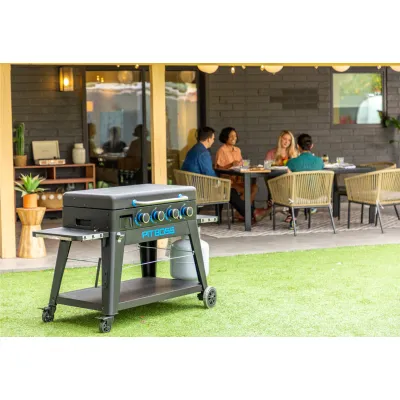 Портативний газовий гриль-планча Pit Boss Ultimate, на 4 пальники, зйомний, зі столом, 10813 - 5 - Robinzon.ua