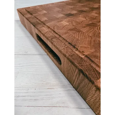 Доска профессиональная двусторонняя дуб 50*50*5см GRILLI 77009807. - 1 - Robinzon.ua