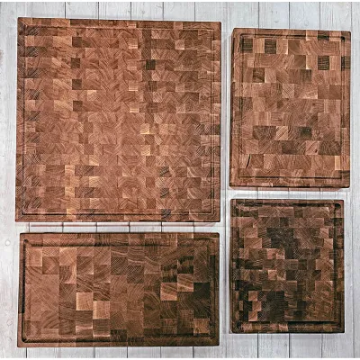 Доска профессиональная двусторонняя дуб 50*50*5см GRILLI 77009807. - 3 - Robinzon.ua