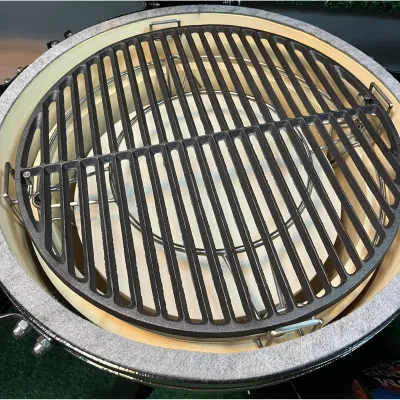 Комплект из камня, чугунной решетки и двухуровневой системы из нержавеющей стали для керамических грилей 47 см GRILLI 006035. - 2 Комплект из камня, чугунной решетки и двухуровневой системы из нержавеющей стали для керамических грилей 47 см GRILLI 006035. - 2 - Robinzon.ua
