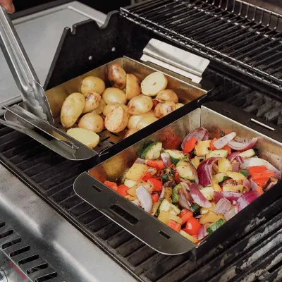 Набор вок-корзин для гриля SANTOS, нержавеющая сталь 237253. - 1 - Robinzon.ua