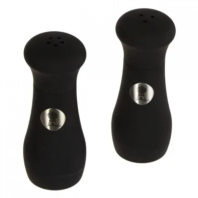 Солонка и перечница, черные, высота 10см Weber 17275. - 1 - Robinzon.ua