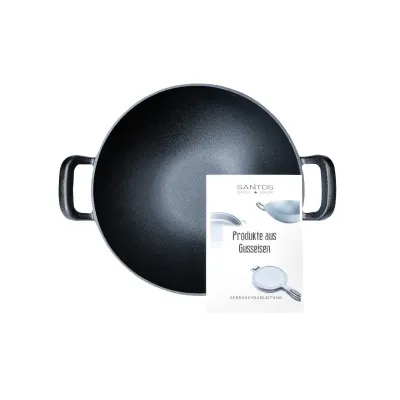 Чугунный вок SANTOS, Ø 32 см 898204. - 5 Чугунный вок SANTOS, Ø 32 см 898204. - 5 - Robinzon.ua