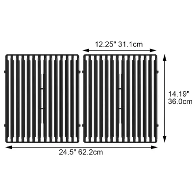 Решітка з чавуна для гриля Signet Broil King 11227,  2шт - 1 - Robinzon.ua