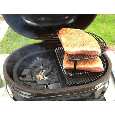 Керамический угольный гриль Primo Large Oval All in One PGCLGCG. - 6 - Robinzon.ua