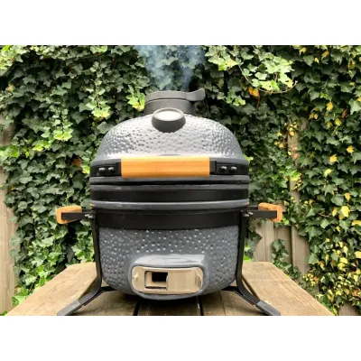 Средний керамический угольный гриль, серый BergHoff 2415706. - 2 - Robinzon.ua