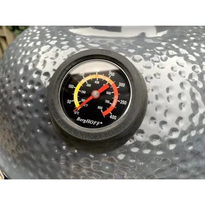 Средний керамический угольный гриль, серый BergHoff 2415706. - 4 - Robinzon.ua