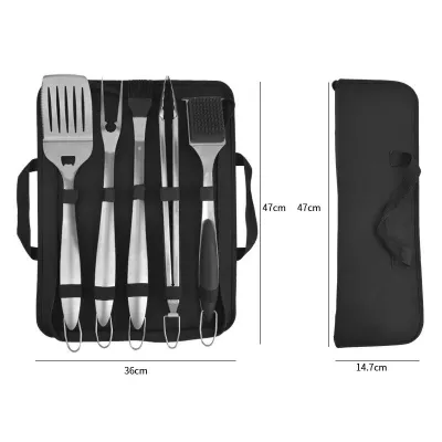 Набор для барбекю 6 предметов нержавеющая сталь GRILLI 700798. - 3 Набор для барбекю 6 предметов нержавеющая сталь GRILLI 700798. - 3 - Robinzon.ua