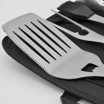 Набор для барбекю 6 предметов нержавеющая сталь GRILLI 700798. - 4 Набор для барбекю 6 предметов нержавеющая сталь GRILLI 700798. - 4 - Robinzon.ua