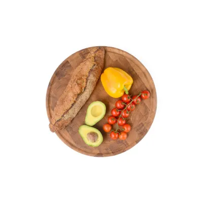 Дошка професійна кругла дуб 40*40*4 см GRILLI 77009810 - 3 Дошка професійна кругла дуб 40*40*4 см GRILLI 77009810 - 3 - Robinzon.ua