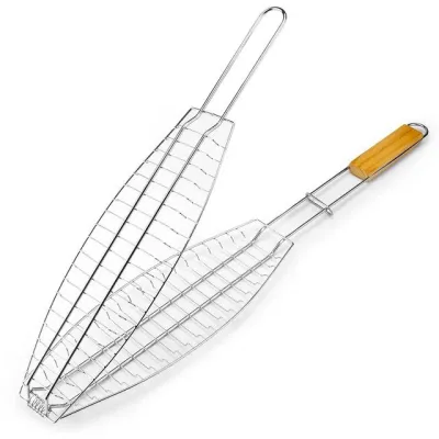 Решітка-гриль для риби 35*14 см GRILLI 777114 - 1 Решітка-гриль для риби 35*14 см GRILLI 777114 - 1 - Robinzon.ua