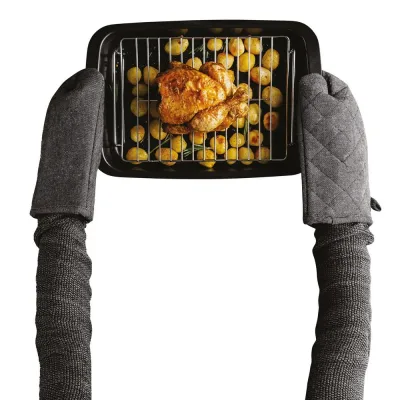 Деко с антипригарным покрытием и решеткой BergHoff Leo Graphite 42 х 28 см 3950540. - 3 - Robinzon.ua