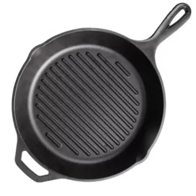 Чавунна гриль-сковорода &Oslash;25 з ручкою см GRILLI 777178 - 3 - Robinzon.ua