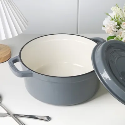 Чугунная сковорода с фарфоровым покрытием 5 л GRILLI 777210. - 3 Чугунная сковорода с фарфоровым покрытием 5 л GRILLI 777210. - 3 - Robinzon.ua